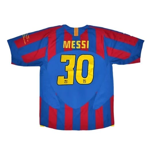 Vintage Messi Barcelona Home Kit 2005/06